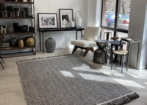 Linie Design Vlněný koberec Elmo Dark Grey Rozměr: 140x200 cm