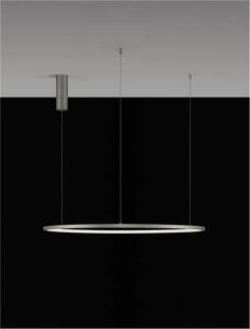 LED lustr Tarquin 80 Stříbrná – Šedá