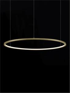 LED lustr Tarquin 80 zlaté – Zlatá