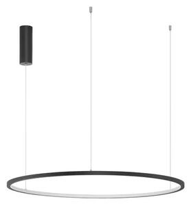 LED lustr Tarquin 80 černé – Černá