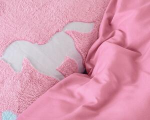 Sleeptime Povlečení Záře ve tmě Unicorn Pink 135x200