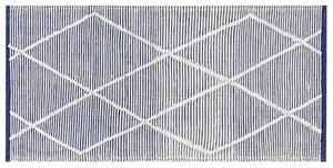 Koberec SYNOPA Modrá 80 x 150 cm Bavlna