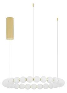 LED lustr Perla 62 zlaté – Zlatá