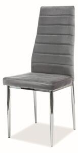 Jídelní židle SIGH-261 II šedá/chrom