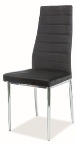 Jídelní židle SIGH-261 II černá/chrom