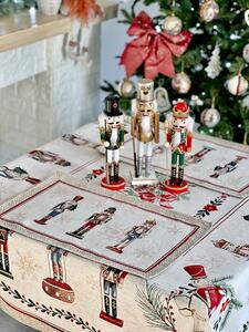 Dům Vánoc Gobelínový vánoční ubrus s motivem Louskáček Velikost: 33x53 cm
