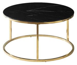Konferenční stolek SOBANI černá/zlatá