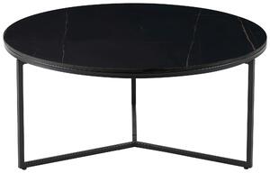 KONFERENČNÍ STOLEK, černá, kov, keramika, 80/80/37 cm Livetastic - Konferenční stolky, Online Only