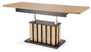 Rozkládací a zvedací konferenční stolek Hema108, artisan/černý
