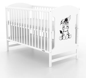 Dětská postýlka New Baby MIA Zebra bílá