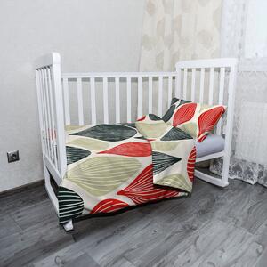 Sablio Dětské povlečení do postýlky Hravé šedesátky - 120x90 / 40x60