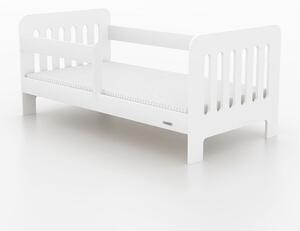 Dětská postel se zábranou New Baby ERIK 140x70 cm bílá