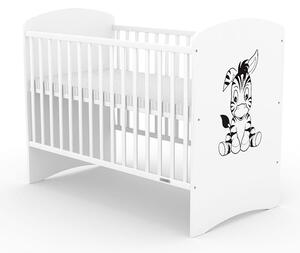 Dětská postýlka New Baby LEO Zebra bílá