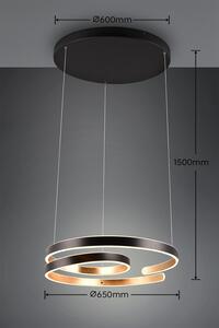 Trio 344110180 LED závěsné stropní svítidlo Marnie | 68W integrovaný LED zdroj | 8000 lm | 3000K