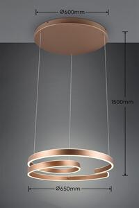 Trio 344110165 LED závěsné stropní svítidlo Marnie | 68W integrovaný LED zdroj | 8000 lm | 3000K