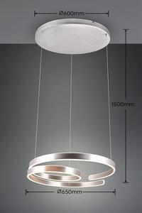 Trio 344110105 LED závěsné stropní svítidlo Marnie | 68W integrovaný LED zdroj | 8000 lm | 3000K