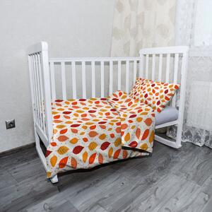 Sablio Dětské povlečení do postýlky Barevný listopad - 120x90 / 40x60