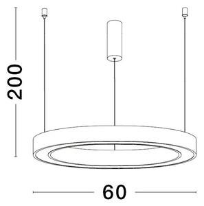 LED lustr Sting 60 zlatá