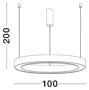 LED lustr Sting 100 zlatá