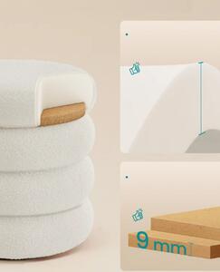 SONGMICS Taburet s úložným prostorem Omi 43 cm bílý