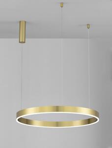 LED lustr Motif 80 zlaté CCT s dálkovým ovládáním – Zlatá