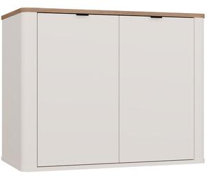 TP Living Závěsná skříňka pod umyvadlo s deskou Cordoba 80 cm kašmír/dub Castello