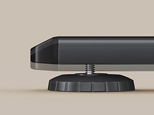 SONGMICS Elektricky nastavitelný psací stůl Vasagle Foral 180 cm černý/hnědý