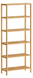 SONGMICS Bambusový regál Coudy 60 cm hnědý