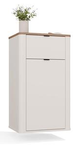 TP Living Závěsná koupelnová skříňka Cordoba 1D1S 48 cm kašmír/dub Castello