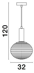 Designový lustr na lanku Allen 32 – E27