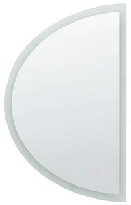 LED koupelnové zrcadlo BEZONS 49 cm 80 cm Stříbrná