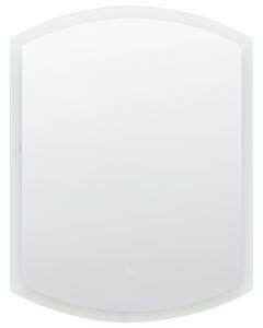 LED koupelnové zrcadlo BEZIERS 60 cm 78 cm Stříbrná