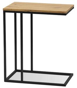 Konferenční stolek TORK — MDF, kov, dekor divoký dub