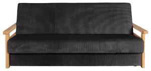 ROZKLÁDACÍ POHOVKA, textil, černá P & B - Rozkládací pohovky, Online Only