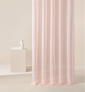 Klasická záclona růžová Novelia 140 x 260 cm