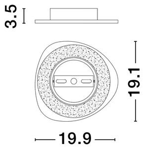 Designové nástěnné svítidlo Atena 20 – 20 x 10 x 10 cm