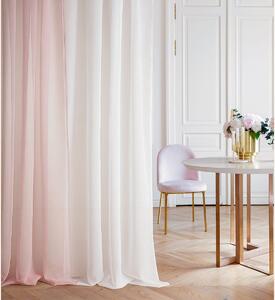 Klasická záclona růžová Novelia 140 x 260 cm