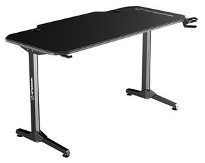 Herní stůl FRAG BLACK – 140x66x76cm, se stojanem BEAM