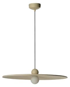 Designový lustr Freya béžová – LED integrovaný