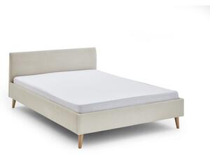 Béžová čalouněná dvoulůžková postel bez roštu 140x200 cm Wicki – Meise Möbel