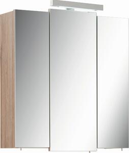 ZRCADLOVÁ SKŘÍŇKA, barvy dubu, 68/73/20 cm Xora - Zrcadlové skříňky