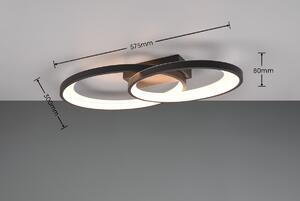 Trio R64482134 LED přisazený lustr Malaga | 25W integrovaný LED zdroj | 2900 lm | 3000K