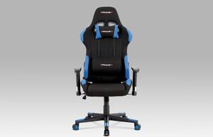 Kancelářská židle KA-F02 látka / plast Autronic Modrá