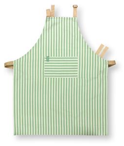 Pip Studio Stripes Lilac kuchyňská zástěra 72x89,5cm, světle zelená