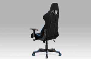 Kancelářská židle KA-F02 látka / plast Autronic Modrá
