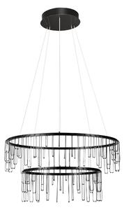 LED stmívatelný černá moderní lustr Stellar 150