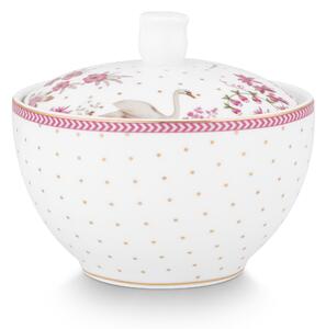 Pip Studio Jolie Dots Gold cukřenka 300ml, růžová