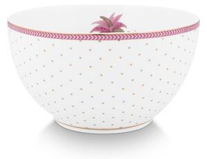 Pip Studio Jolie Dots Gold miska ∅15cm, růžová