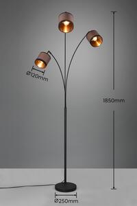 Trio R41553041 stojací lampa Davos | 3x10W E14
