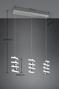 Trio R34183106 LED závěsné stropní svítidlo Laola | 3x8W integrovaný LED zdroj | 3x1250 lm | 4000K